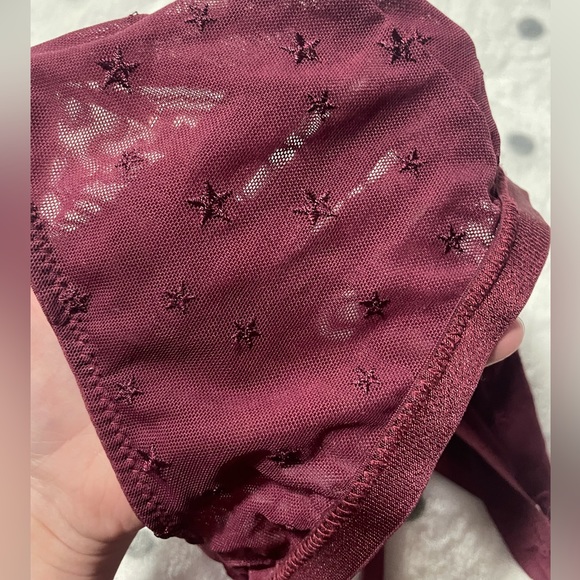 La Vie En Rose Mesh Star Bralette - Picture 6 of 7